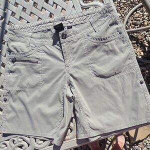 KUHL Kliffside Air Roll-up Shorts, Khaki, Women's 10